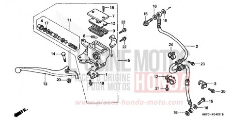 MAITRE-CYLINDRE FREIN AV. FES125 de 2002